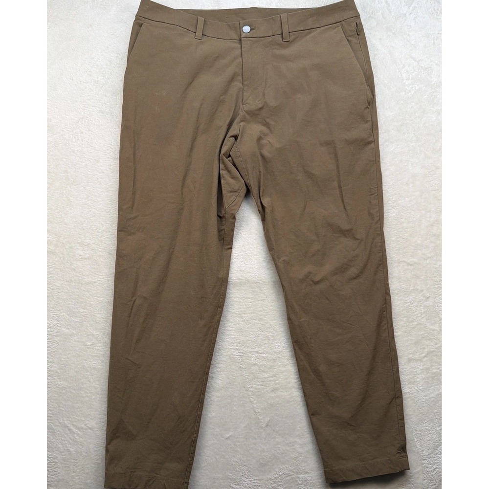 Lululemon ABC‎ Pants Mens 36x31 Trench Beige Casual Stretch Chino Trousers